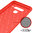 Flexi Slim Carbon Fibre Case for LG V50 ThinQ - Brushed Red